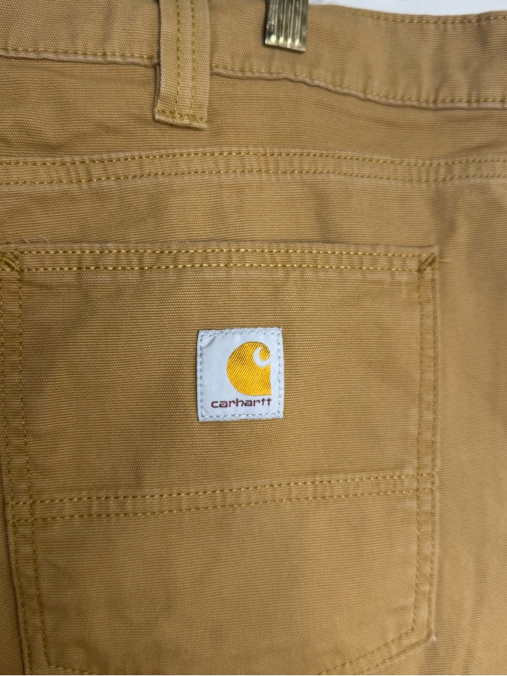 Carhartt Men’s Relaxed Straight Duck Pants Utility Workwear Size 42 x 34 - Picture 4 of 7